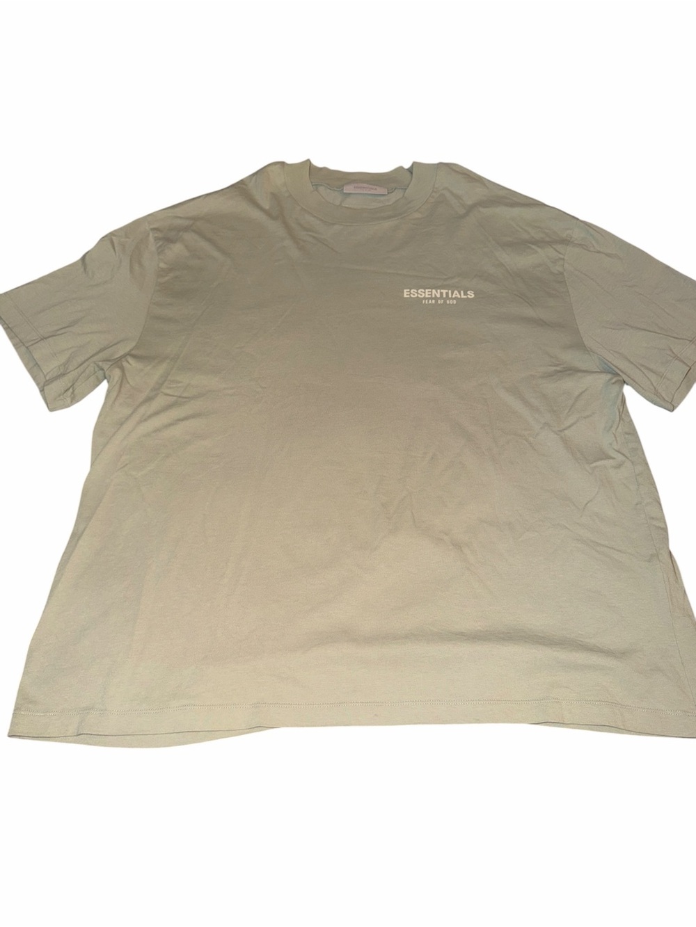 ESSENTIALS Fear of God Men’s Sage Green Logo T-Shirt XXL